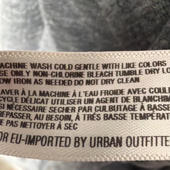 Free People Movement Oversized Tee Shirt Raw Hem Sleeve Gray Size S Athleisure - Picture 7 of 7